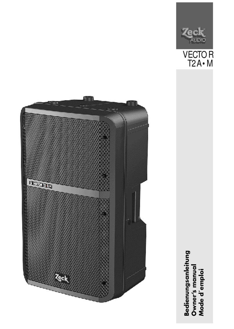 Zeck Audio VECTOR T2A-M User manual