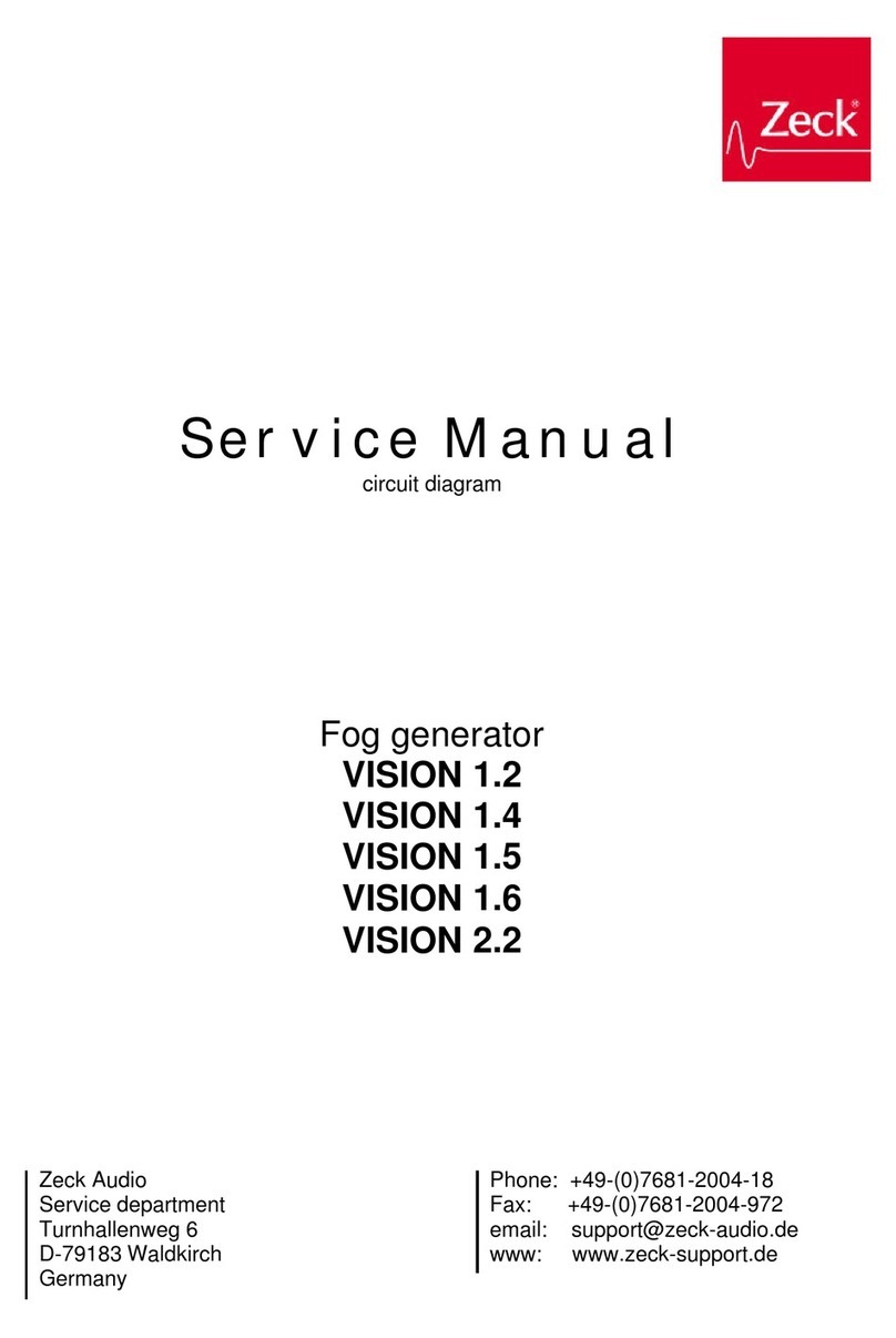 Zeck Audio STAC Vision 1.2 Service manual