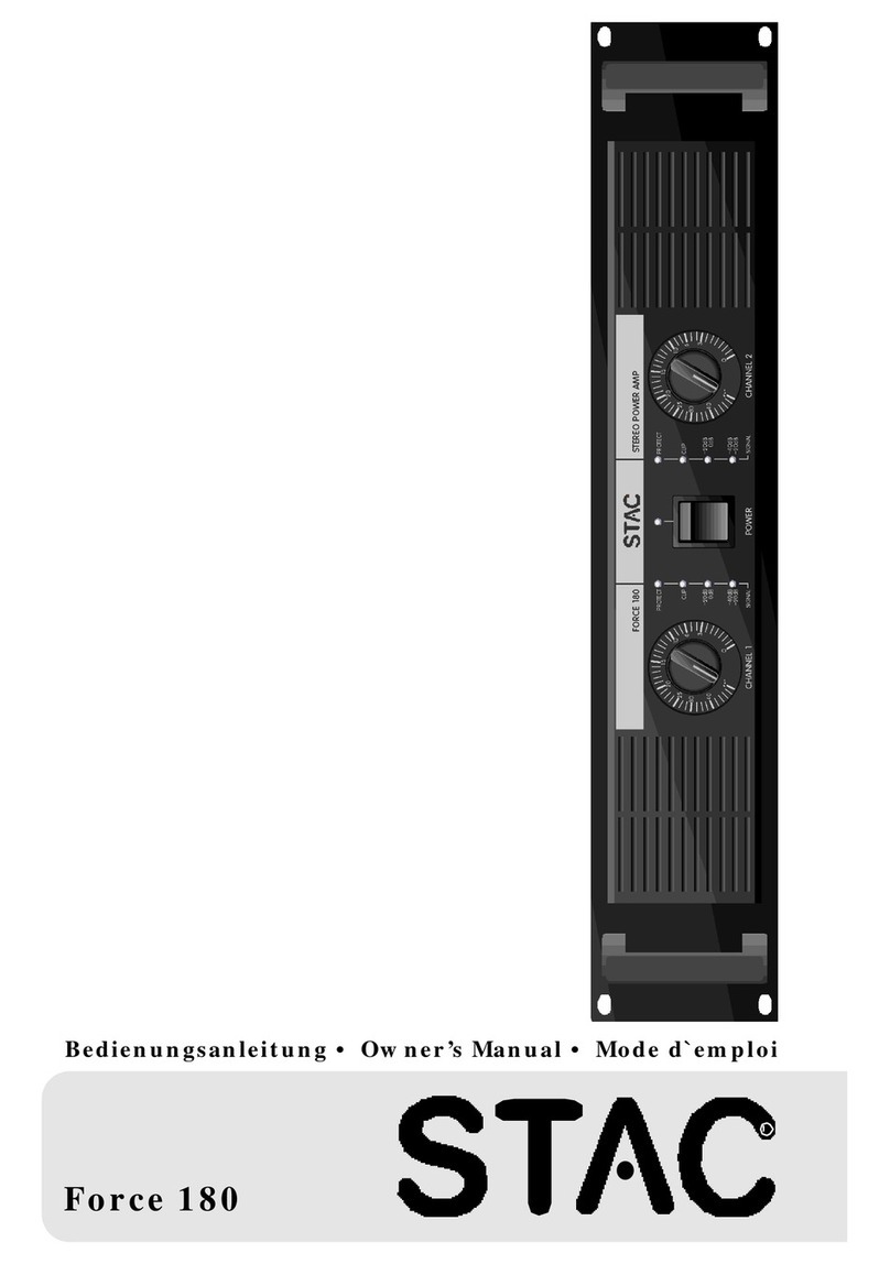 Zeck Audio STAC Force180 User manual
