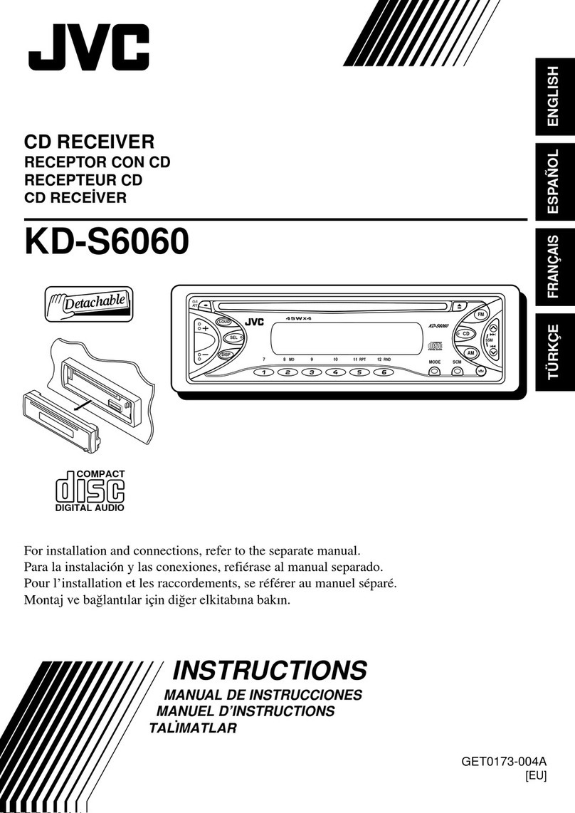 JVC KD-S6060 User manual