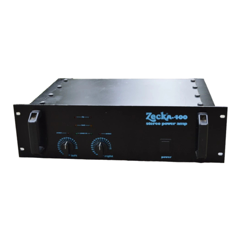 Zeck Audio A200 User manual