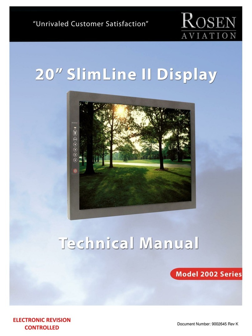 Rosen Aviation SlimLine 2002 Series User manual