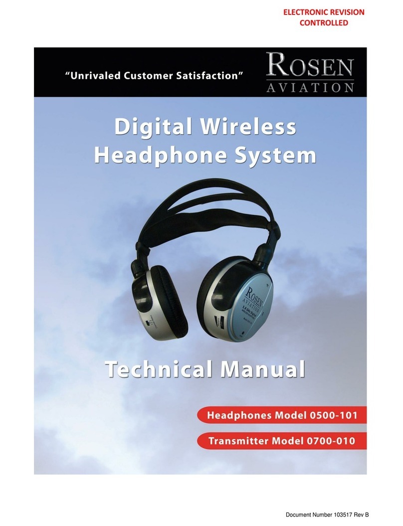 Rosen Aviation 0500-101 Technical manual