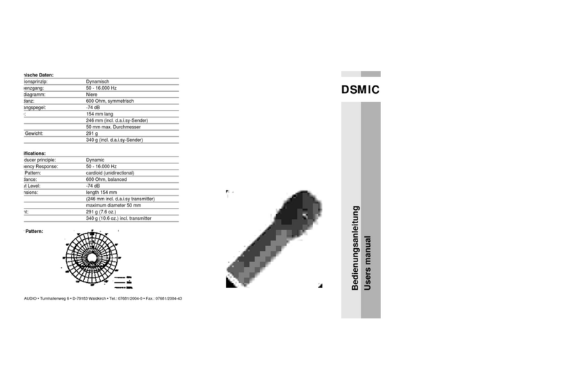 Zeck Audio DSMIC user manual