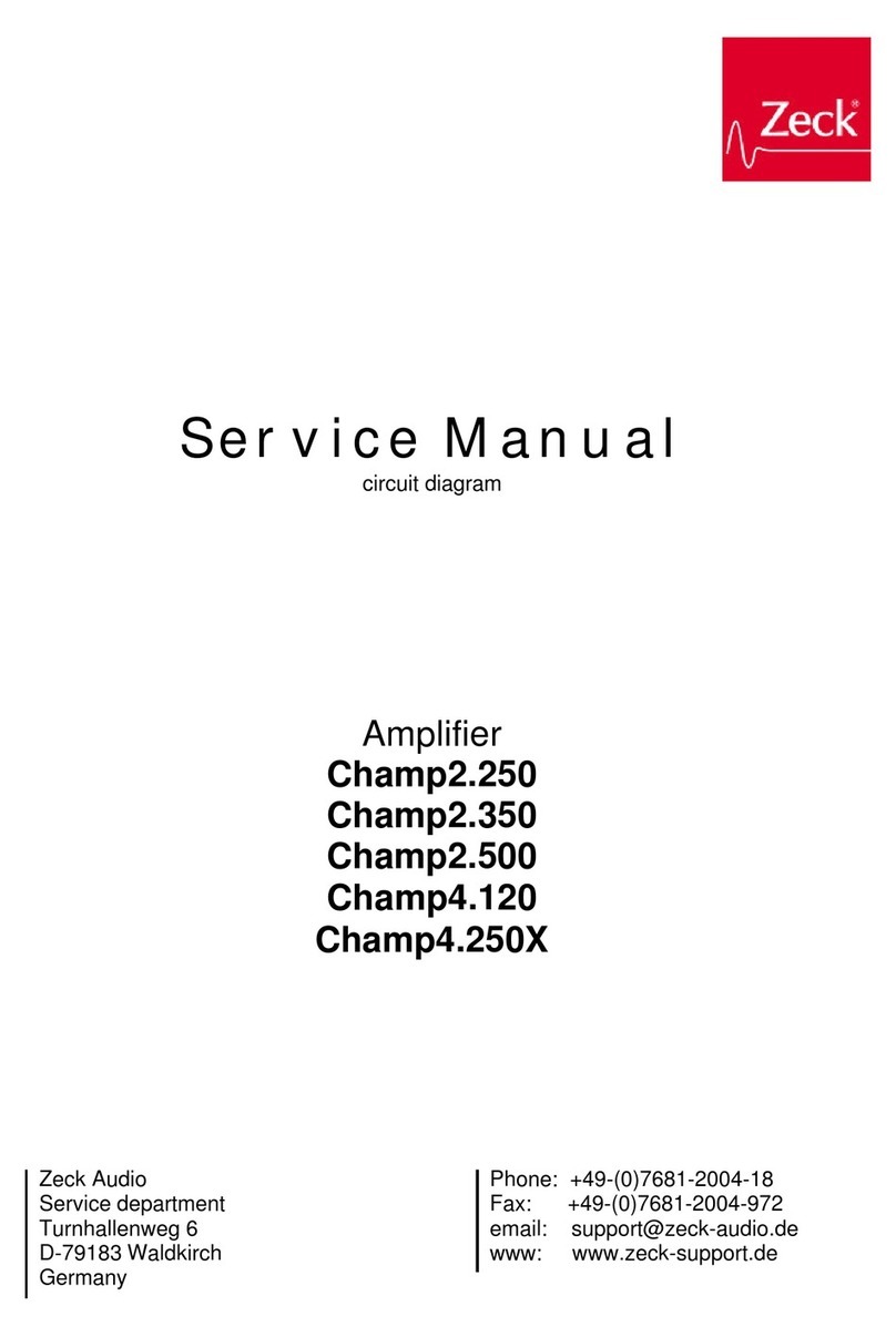 Zeck Audio Champ2.250 User manual