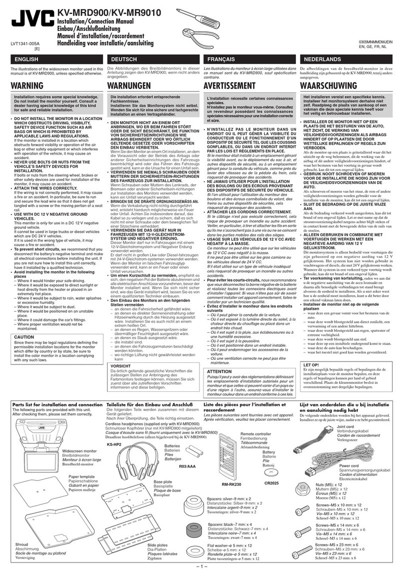 JVC MRD900 - KV - DVD Player Guide JVC MRD900 - KV - DVD Player Guide