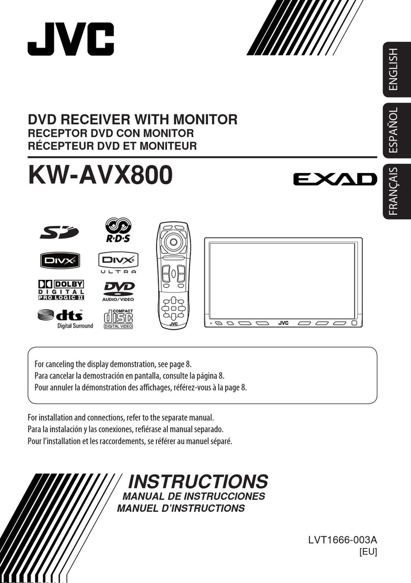 JVC KWAVX800 - EXAD - DVD Player User manual