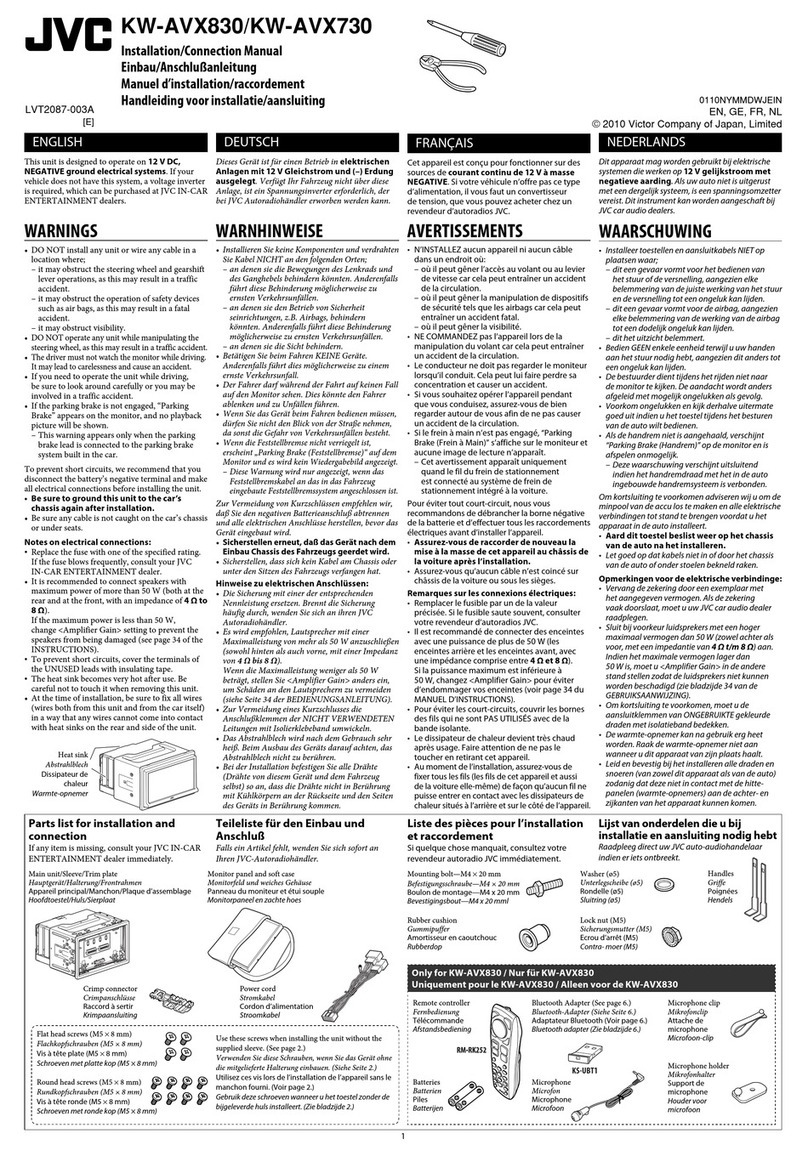 JVC KW-AVX730 Guide JVC KW-AVX730 Guide