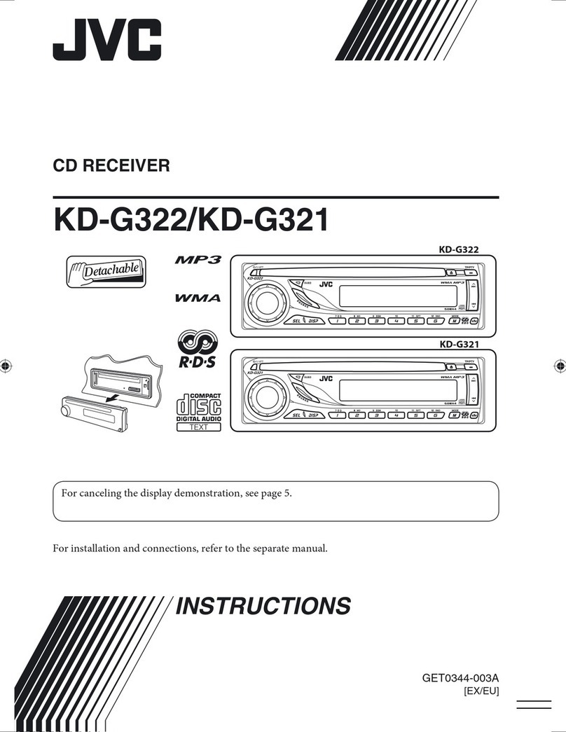 JVC KD-G322 User manual