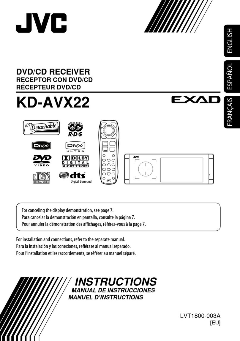 JVC KD-AVX22 User manual