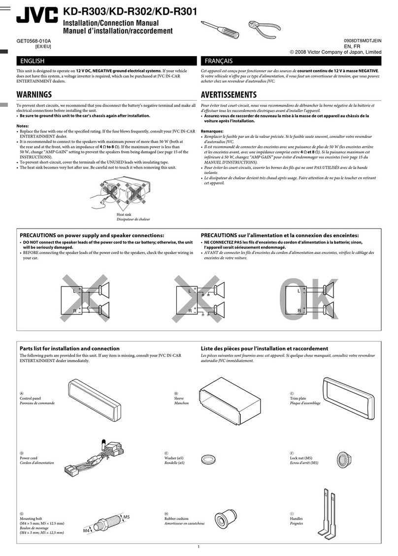 JVC KD-302 Guide JVC KD-302 Guide