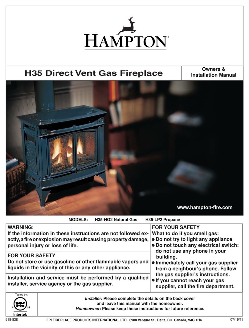 HAMPTON BAY H35-NG2 Quick start guide
