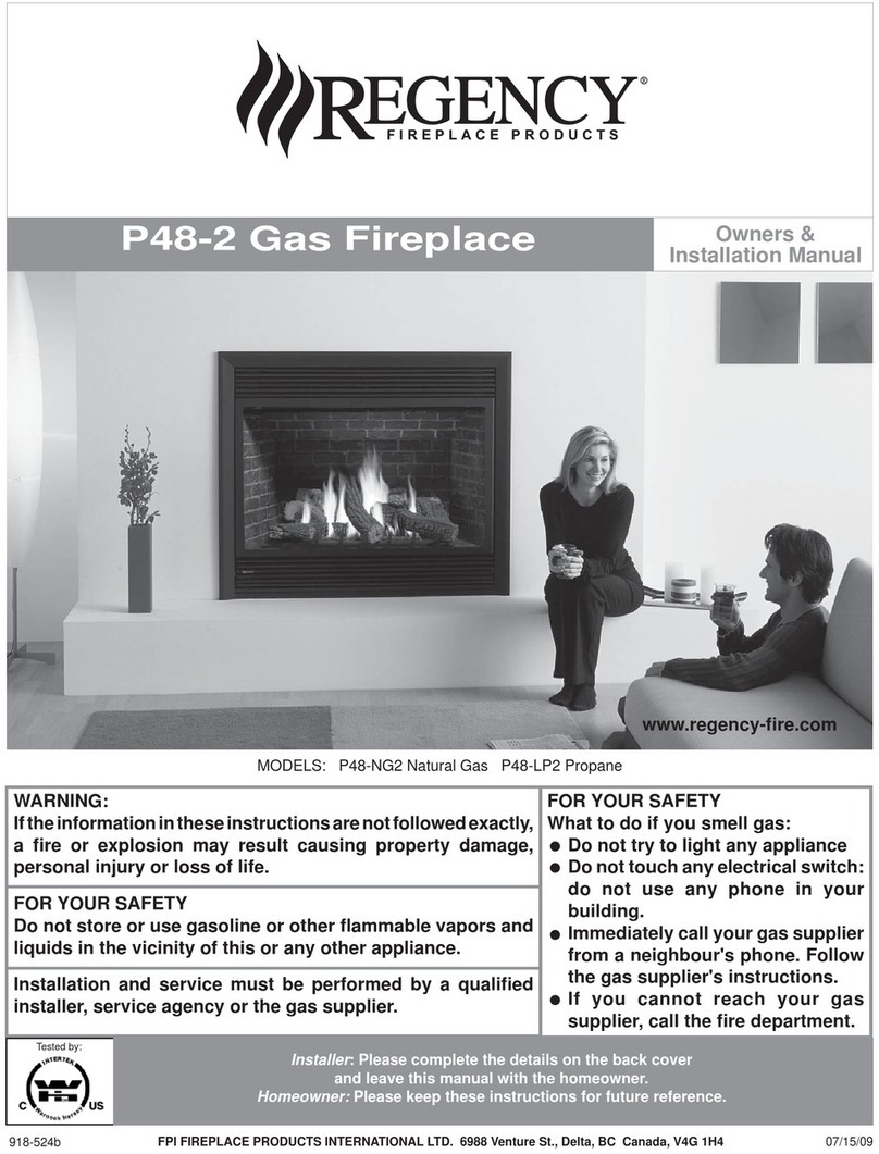 Regency P48-NG2 Quick start guide