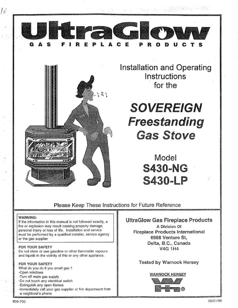 UltraGlow S430-NG and Installation and operating instructions