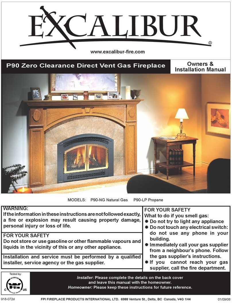 Excalibur Excalibur P90-NG Quick start guide Excalibur Excalibur P90-NG Quick start guide