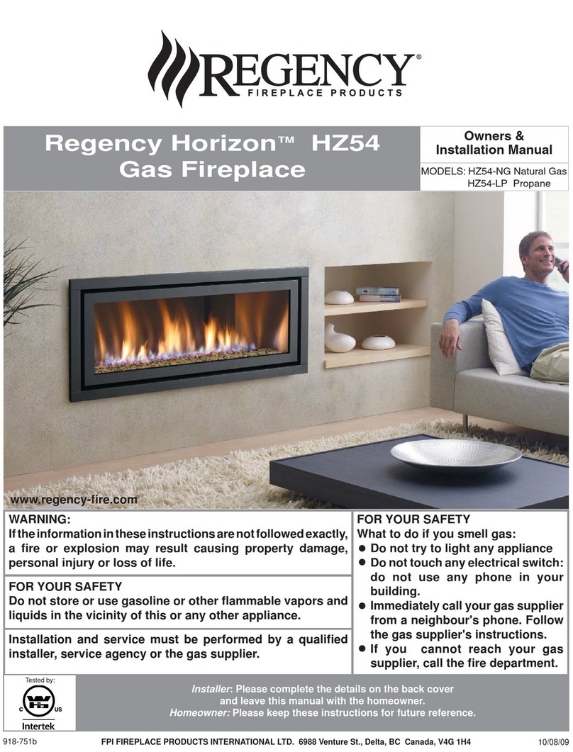 Regency Horizon HZ54-NG Owners & installation manual