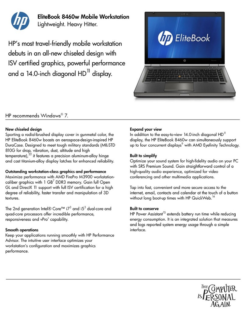 HP B2A89UT#ABA User manual