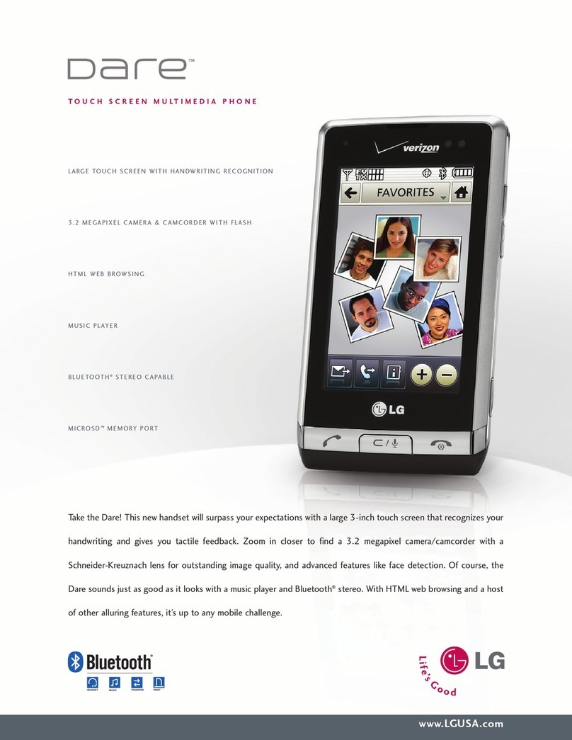 LG VX9700 User manual