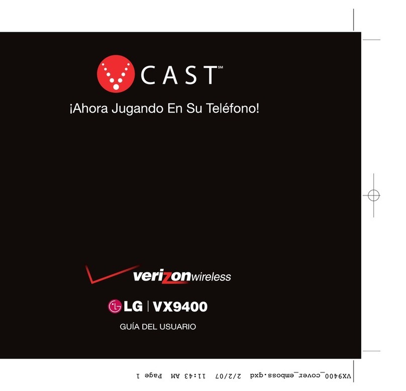 LG VX 9400 User manual