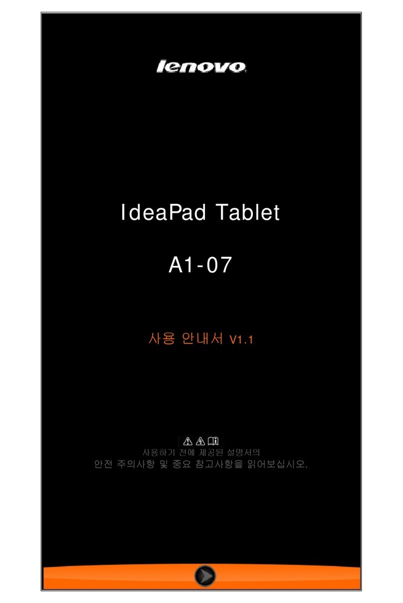 Lenovo IdeaPad A1-07 User manual Lenovo IdeaPad A1-07 User manual