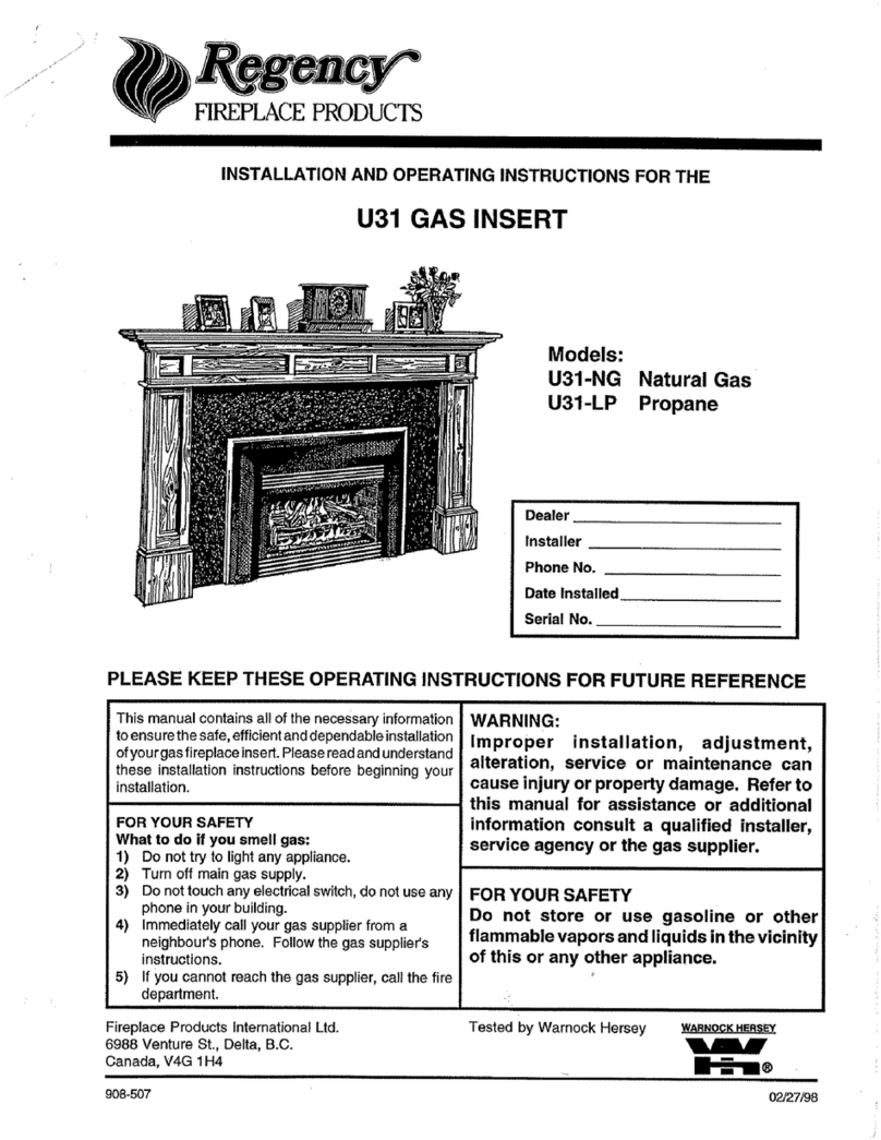Regency U31-NG and User manual