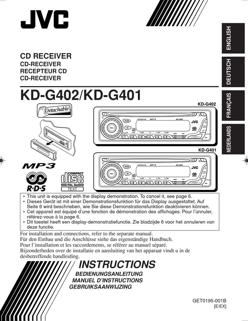 JVC KD-G401 User manual