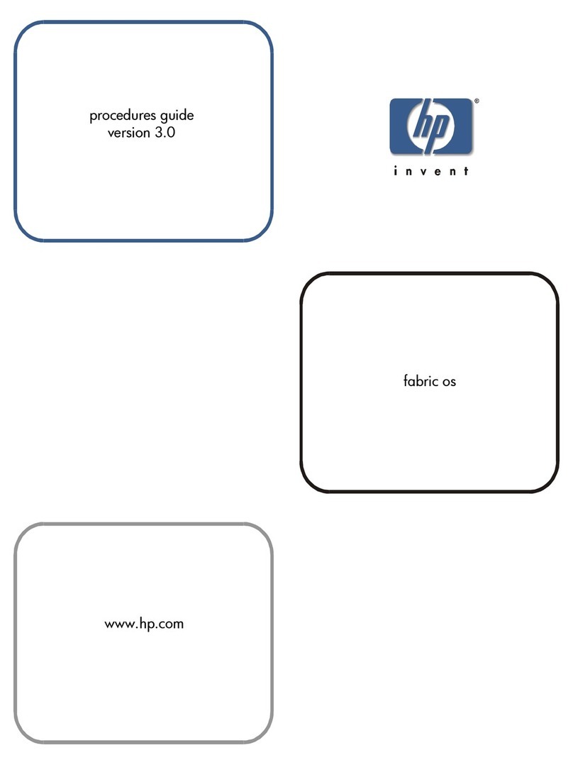 HP StorageWorks 8B - FC Entry Switch User manual HP StorageWorks 8B - FC Entry Switch User manual