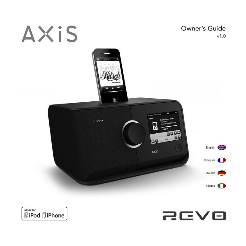 Revo AXIS owner's guide