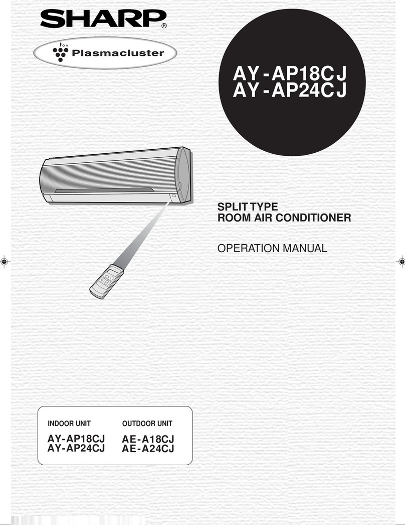 Sharp AY-AP18CJ User manual Sharp AY-AP18CJ User manual