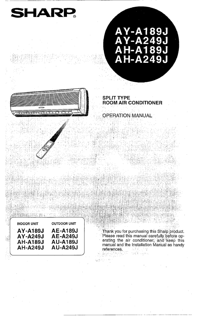 Sharp AE-A189J User manual