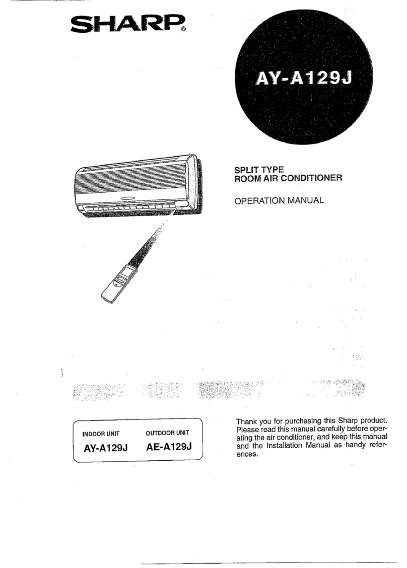 Sharp AY-A129J User manual Sharp AY-A129J User manual