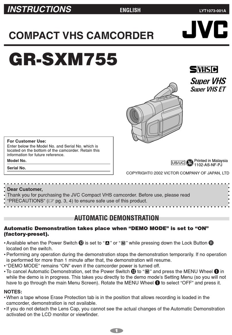 JVC GR-SXM755 User manual