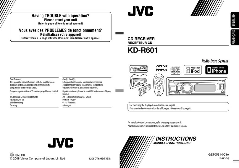 JVC KD-R601 User manual