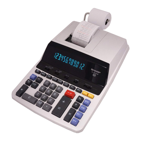 Sharp EL-2630L User manual