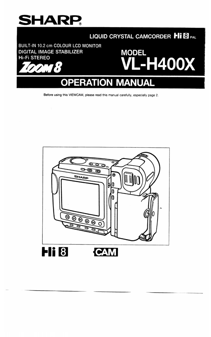 Sharp VL-H400X User manual