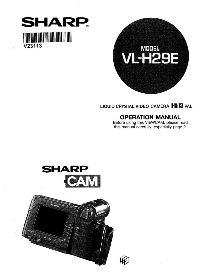 Sharp ViewaCam VL-H29E Operation manual