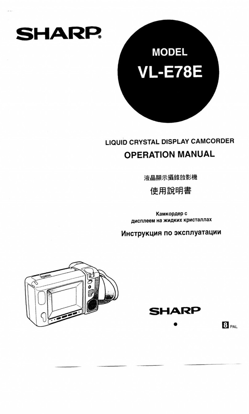 Sharp VL-E78E User manual