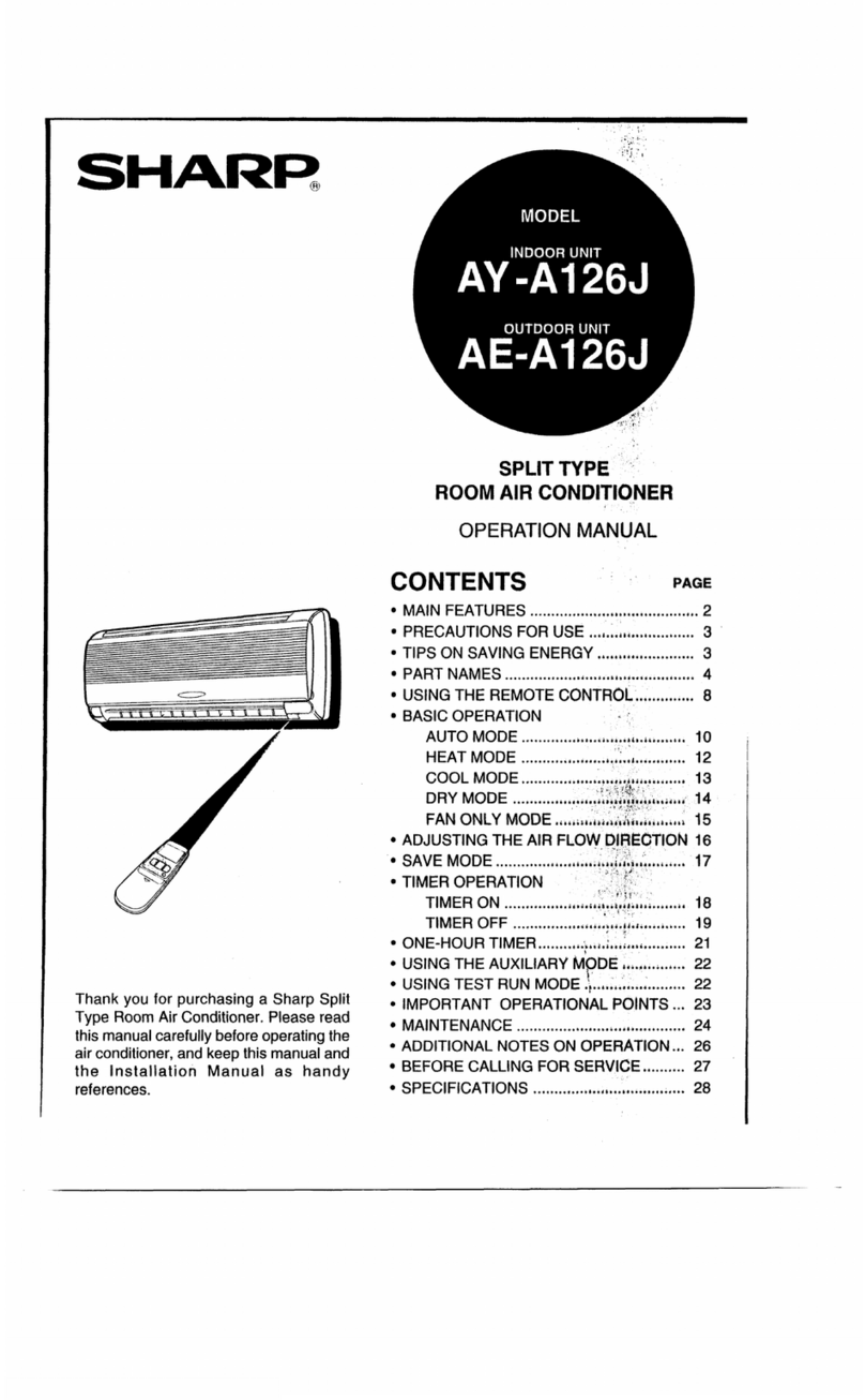 Sharp AE-A126J User manual