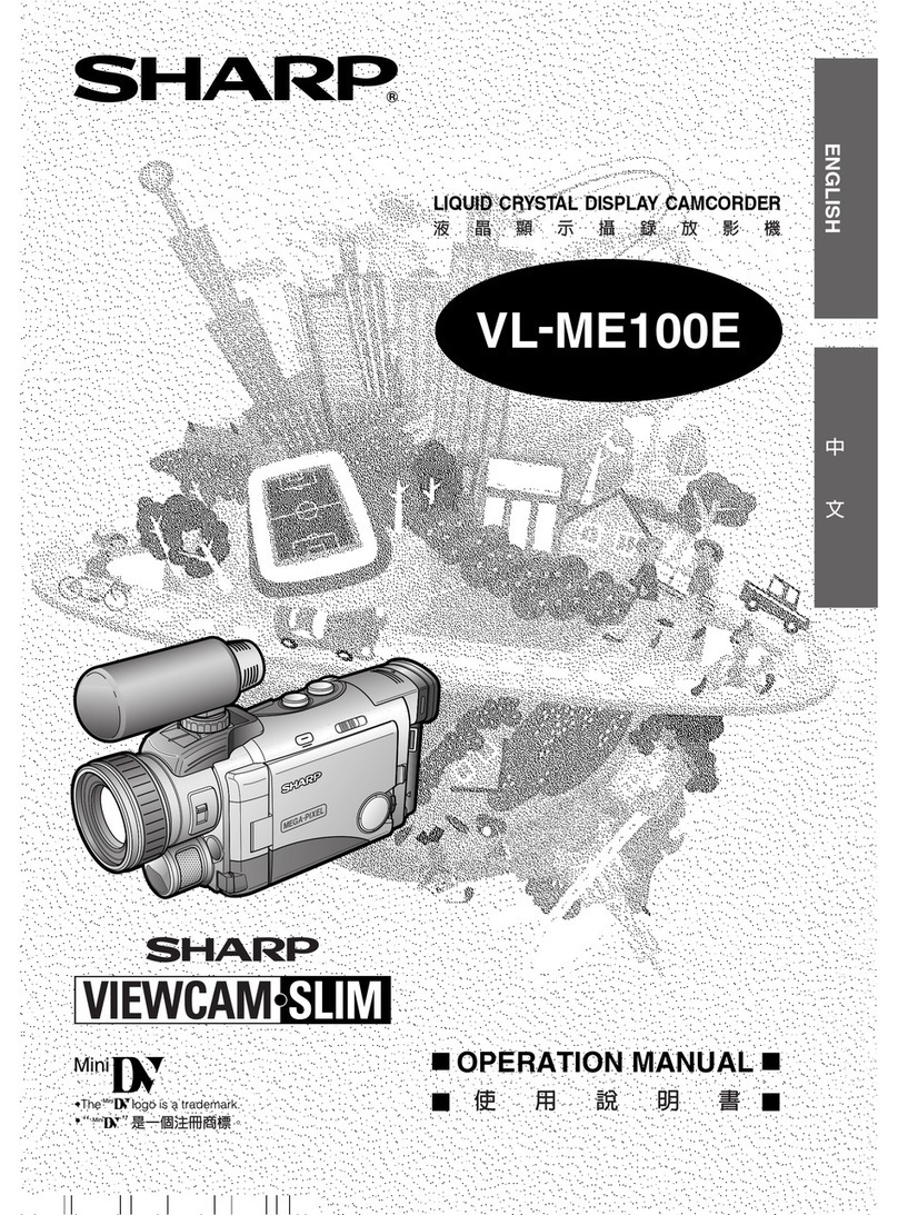 Sharp ViewCam Slim VL-ME100E User manual