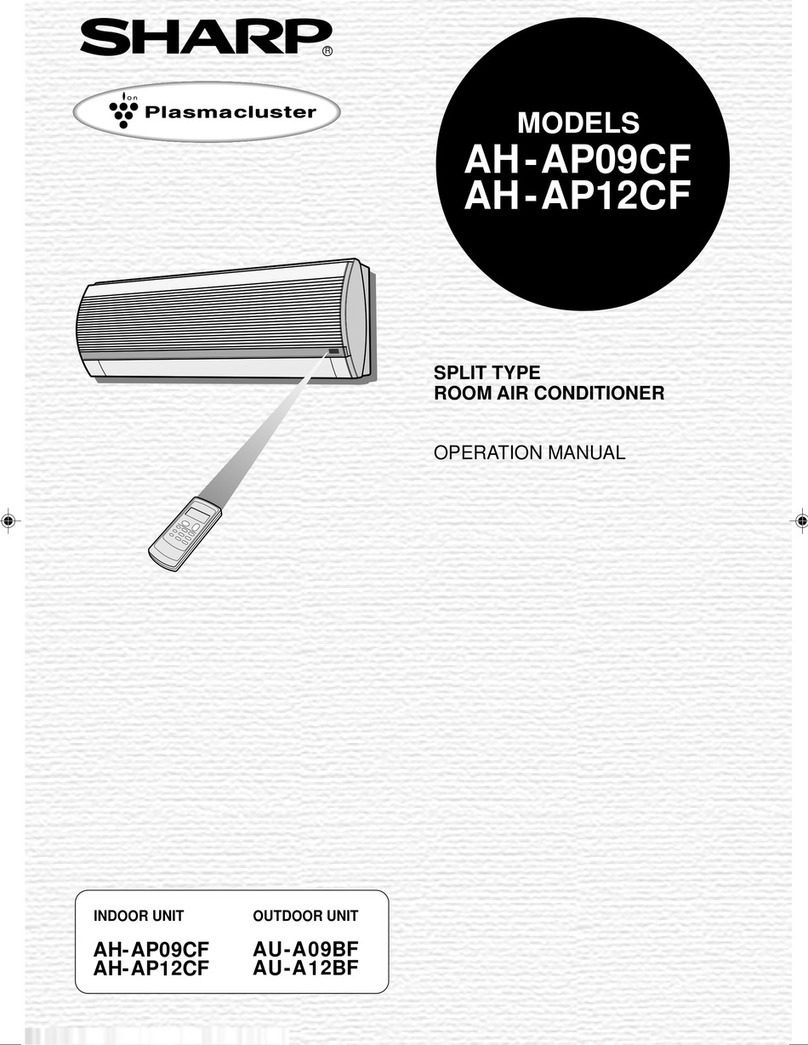 Sharp AH-AP09CF User manual