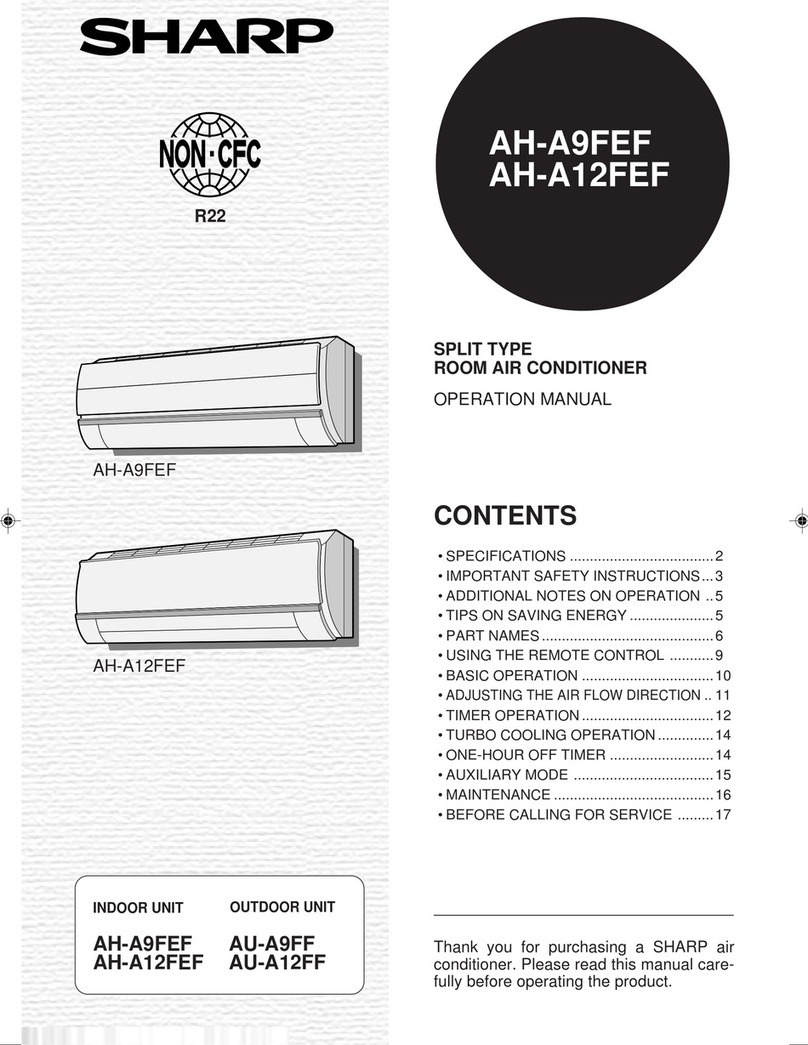Sharp AH-A9FEF User manual