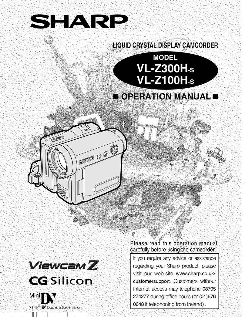 Sharp VL-Z100H User manual