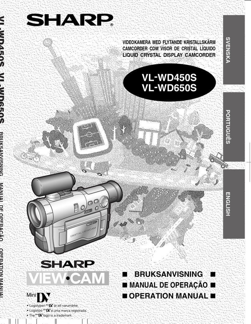 Sharp Viewcam VL-WD450S Operation manual