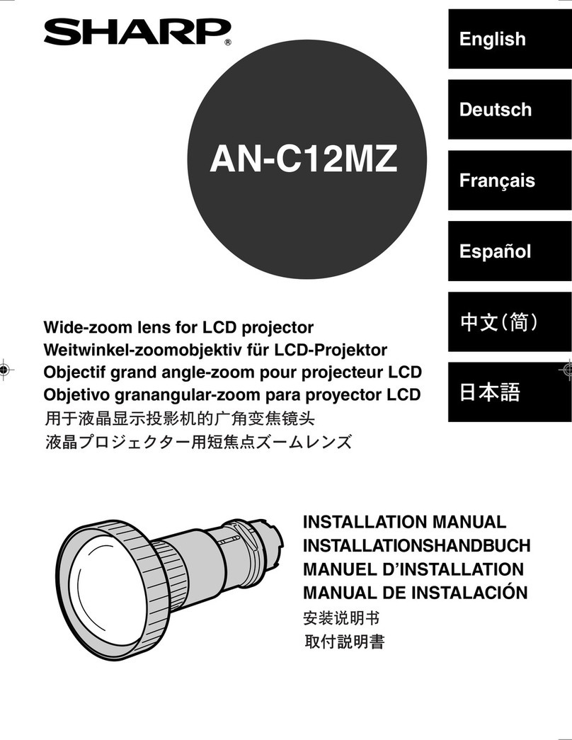 Sharp AN-C12MZ User manual