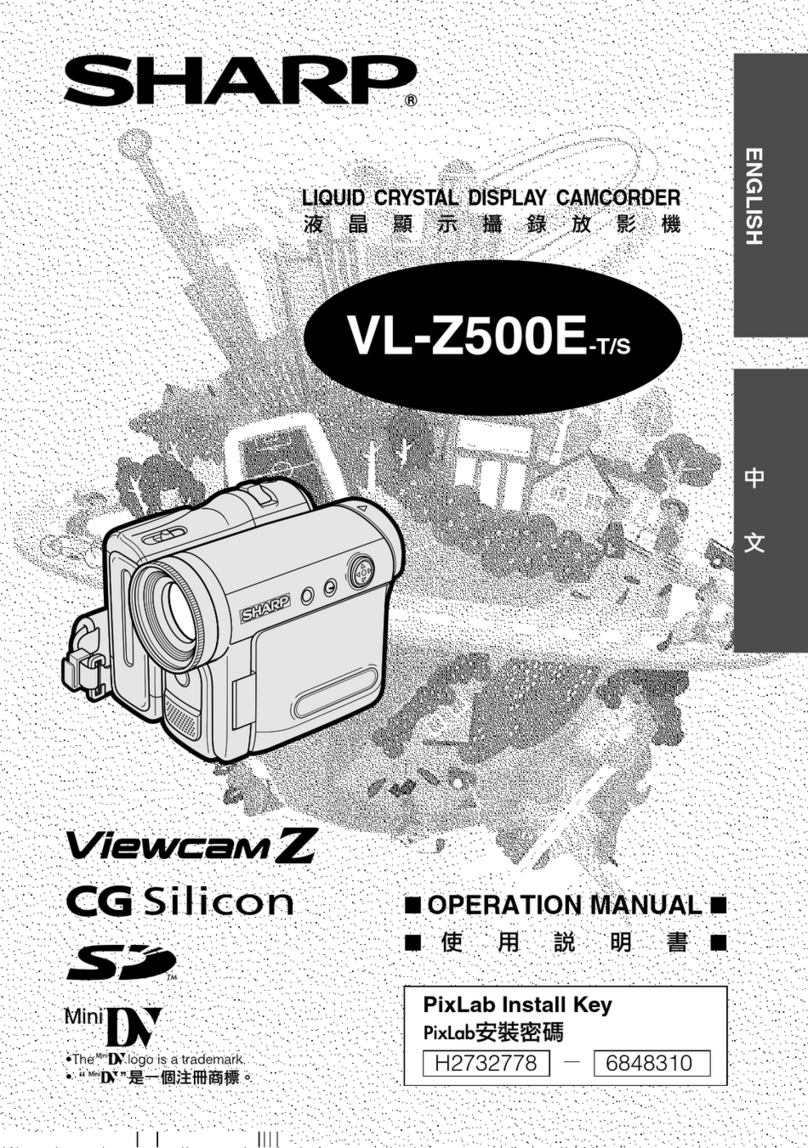 Sharp VL-Z500E S Operation manual