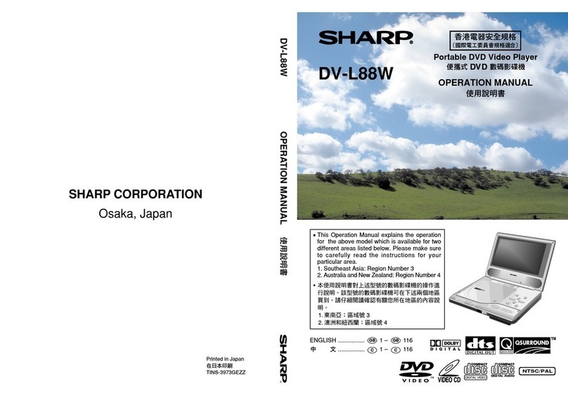 Sharp DV-L88W User manual