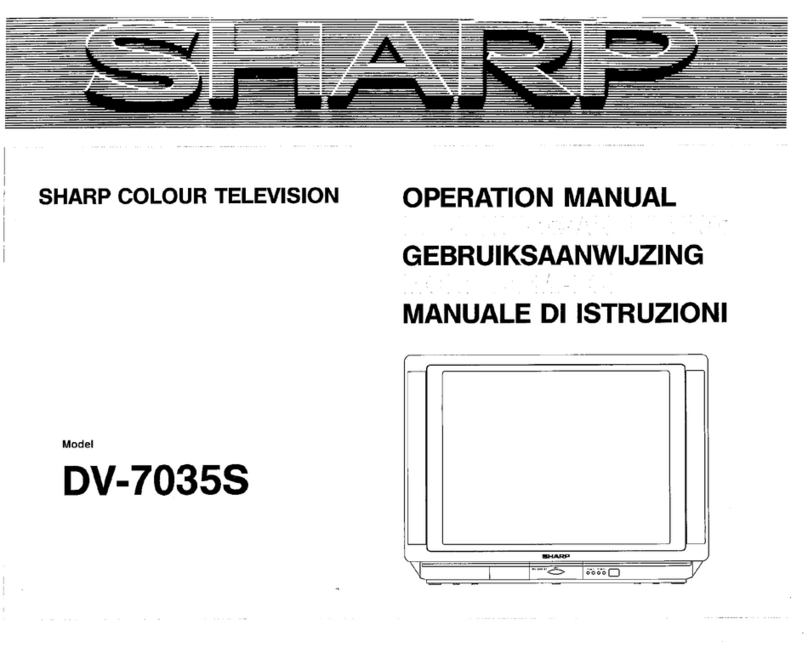 Sharp DV-7035S Operation manual