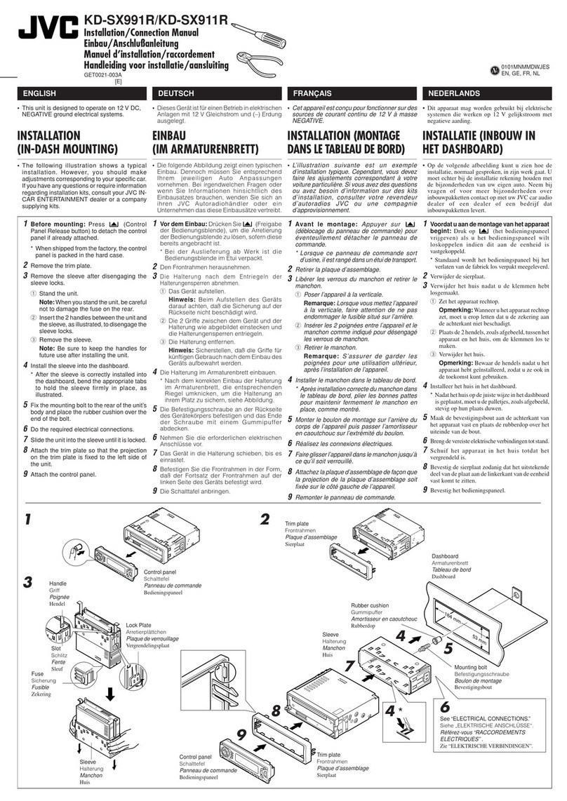 JVC KD-SX911R Guide