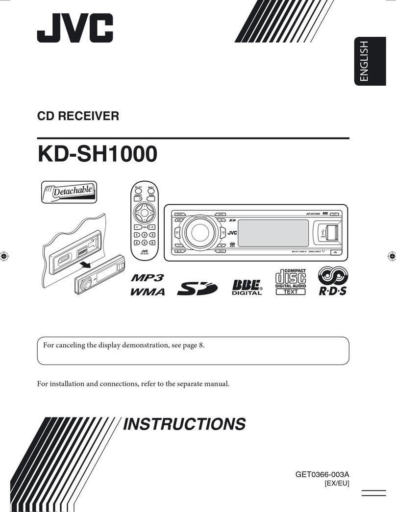 JVC KD SH1000 - Radio / CD User manual