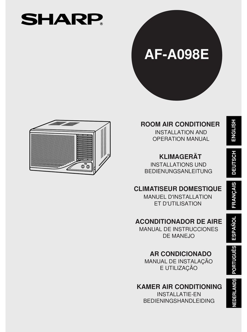 Sharp AF-A098E User manual